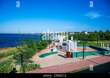 Beach Park, Pemba, Punta Delgado, Mozambico settentrionale, Africa Copyright: MichaelxRunkel 1184-12128 Foto Stock