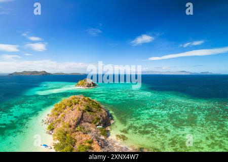 Bulog Dos Island, Isole Calamian, Coron, Palawan, Filippine, sud-est asiatico, Asia Foto Stock