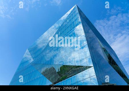 Dettaglio di Modern 3XN Cube Berlin, Berlin, Germany, Europe Copyright: JanxMiracky 1359-1262 Foto Stock