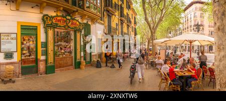 Veduta della panetteria e caffetteria Fornet de la Soca a Palma, Palma de Mallorca, Maiorca, Isole Baleari, Spagna, Mediterraneo, Europa Copyright: FrankxFell 8 Foto Stock