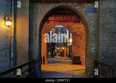 Francia, Normandia, Mont St. Michelle, Mont St. Michelle, Normandia, Francia Foto Stock