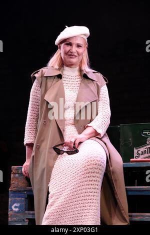 Ainhoa Arteta si esibisce all'Opera "la Boheme" di Madrid con: Ainhoa Arteta dove: Madrid, Spagna quando: 02 lug 2024 credito: Oscar Gonzalez/WENN Foto Stock