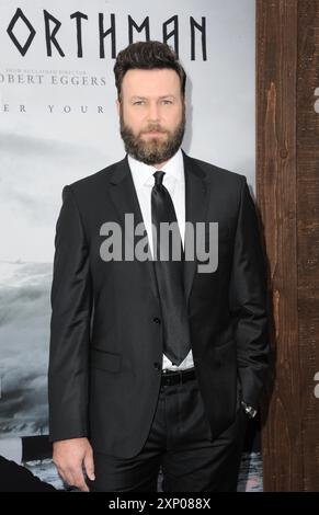 Taran Killam alla prima di Los Angeles di "The Northman" tenutasi al TCL Chinese Theatre di Hollywood, USA il 18 aprile 2022 Foto Stock