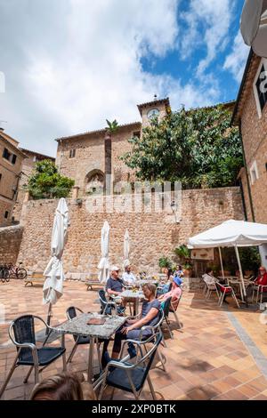 Fornalutx, Soller Valley Route, Maiorca, Isole Baleari, Spagna Foto Stock