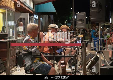 Fretworks al 5° annuale Old Couch Music Fest al Capitol Theater di Burlington, Iowa Foto Stock