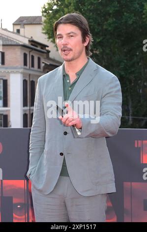 Josh Hartnett beim Photocall zum Kinofilm Trap: Nessuna via d'uscita in Cinema Barberini. ROM, 02.08.2024 *** Josh Hartnett al photocall per il film Trap No Way Out al Cinema Barberini Roma, 02 08 2024 foto:XA.XM.xTinghinox/xFuturexImagex trap 4534 Foto Stock