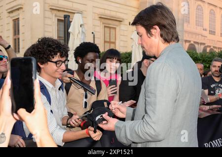 Josh Hartnett beim Photocall zum Kinofilm Trap: Nessuna via d'uscita in Cinema Barberini. ROM, 02.08.2024 *** Josh Hartnett al photocall per il film Trap No Way Out al Cinema Barberini Roma, 02 08 2024 foto:XA.XM.xTinghinox/xFuturexImagex trap 4544 Foto Stock