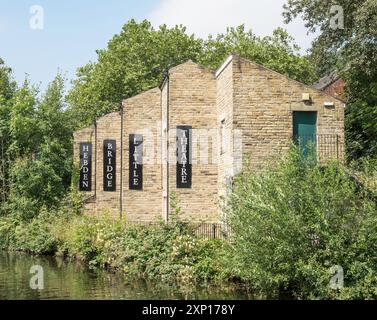 Hebden Bridge Little Theatre, Yorkshire, Inghilterra, Regno Unito Foto Stock