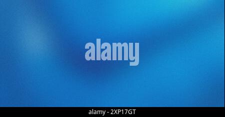 Sfondo blu astratto con una texture granulosa e sfumatura di tonalità blu chiaro e scuro Foto Stock