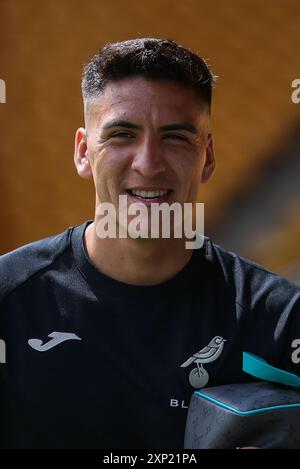 Marcelino Nunez di Norwich City arriva a Carrow Road prima dell'amichevole pre-stagione Norwich City vs St. Pauli a Carrow Road, Norwich, Regno Unito, 3 agosto 2024 (foto di Izzy Poles/News Images) Foto Stock