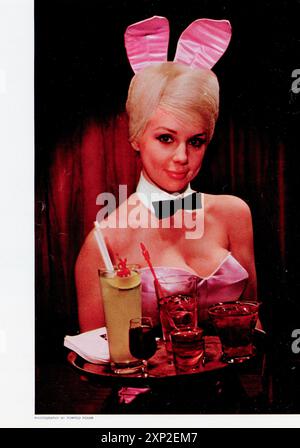 Rivista vintage "Playboy", annuncio del numero di agosto 1962, USA Foto Stock