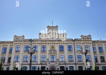 KIEV, UCRAINA - 17 maggio 2024: Università tecnica nazionale dell'Ucraina. Istituto Politecnico di Kiev Foto Stock