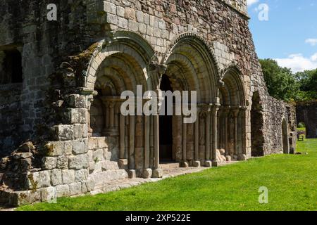 Haughmond Abbey, Shropshire, Regno Unito. 2024 Foto Stock