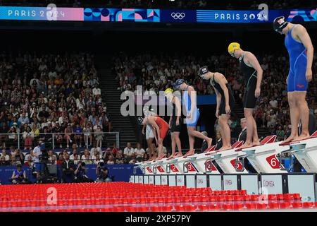 Parigi, Francia. 3 agosto 2024. Alle Olimpiadi estive 2024, mercoledì, Agoust 3, 2024, a Parigi, Francia. (Foto di Gian Mattia D'Alberto/LaPresse) credito: LaPresse/Alamy Live News Foto Stock