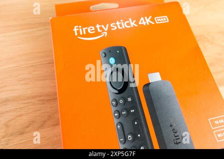 Chiavetta Amazon Fire TV 4K max Foto Stock