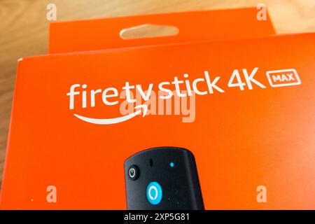 Chiavetta Amazon Fire TV 4K max Foto Stock