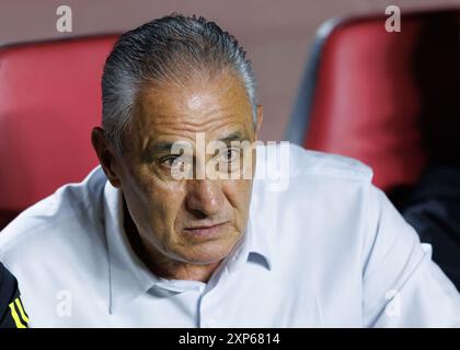 San Paolo, Brasile. 3 agosto 2024. Calcio - Campionato brasiliano - São Paolo V Flamengo/RJ - Stadio Morumbi. Allenatore di Flamengo Tite prima della partita crediti: Vilmar Bannach/Alamy Live News Foto Stock