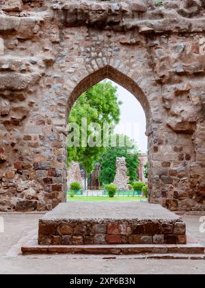 All'interno del complesso Qutb (Delhi/India) Foto Stock