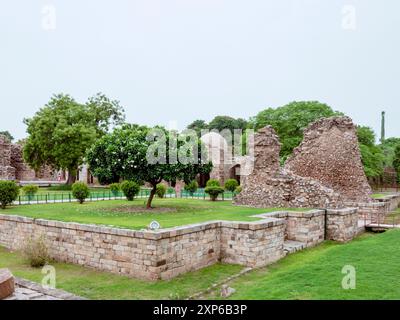 All'interno del complesso Qutb (Delhi/India) Foto Stock