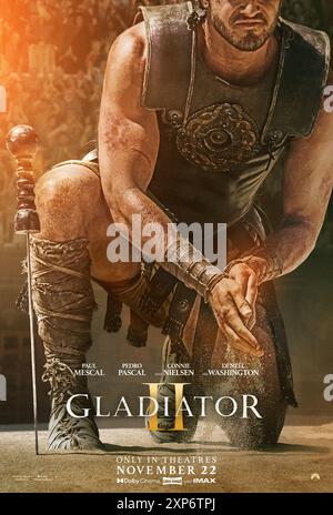 Il gladiatore 2 Paul Mescal, Ridley Scott Foto Stock