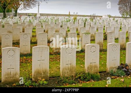 Commonwealth War Cemetery Belgio Foto Stock