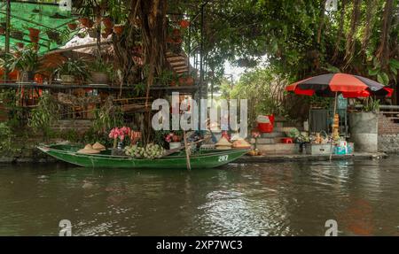 Paesaggio naturale di Tam Coc-Bich Dong in Vietnam Foto Stock