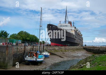 Duke of Lancaster abbandonò la nave Foto Stock