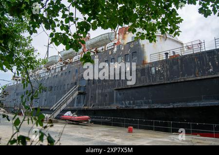 Duke of Lancaster abbandonò la nave Foto Stock