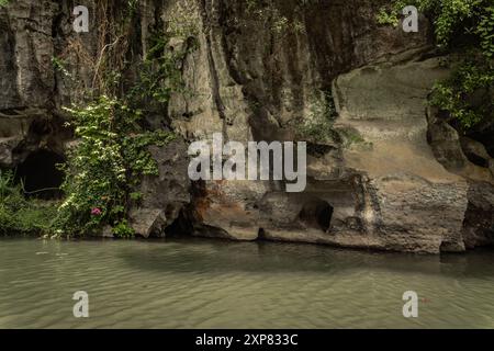 Natura viaggi Vietnam attrazioni natura paesaggio di Tam Coc-Bich Dong in Vietnam Foto Stock