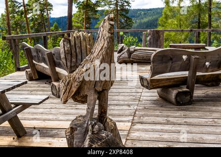 Ufficio di registrazione all'aperto del comune di Enzklösterle, Bad Wildbad, Baden-Württemberg, Germania Foto Stock