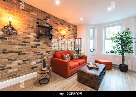 Living room interior design Foto Stock