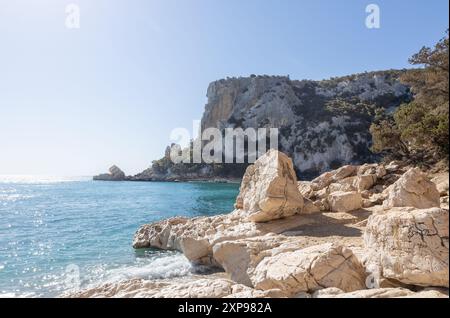 Cala Luna: La gemma costiera nascosta della Sardegna Foto Stock