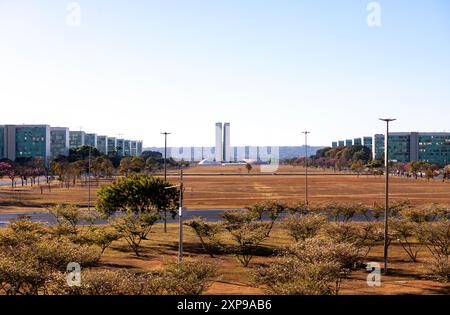 Esplanade of Ministries Metropolitan Cathedral, Three Powers Square Foto Stock