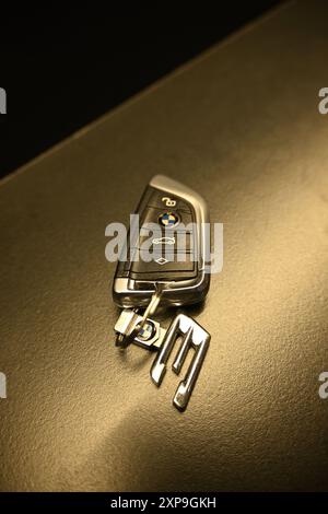Chiave BMW Car Foto Stock
