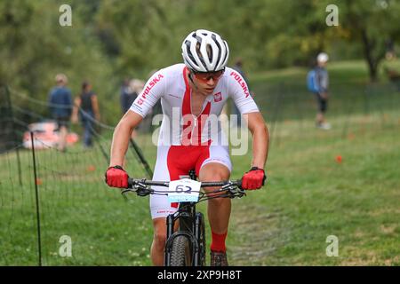 Karol Ostaszewski (Polonia). Ciclismo - Mountain Bike. Campionati europei di Monaco 2022 Foto Stock