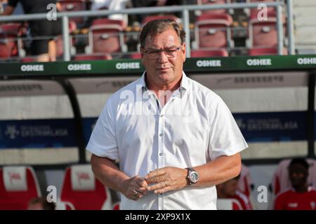 Cracovia, Polonia. 26 luglio 2024. Allenatore Jan Urban di Gornik Zabrze visto durante la partita di calcio PKO BP Ekstraklasa 2024/2025 tra Puszcza Niepolomice e Gornik Zabrze allo stadio di Cracovia. Punteggio finale; Puszcza Niepolomice 2:2 Gornik Zabrze. Credito: SOPA Images Limited/Alamy Live News Foto Stock