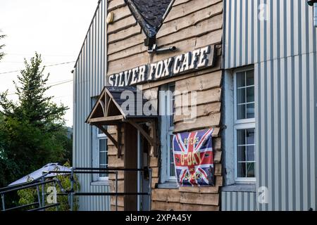 Silver Fox Cafe Bike Night Foto Stock