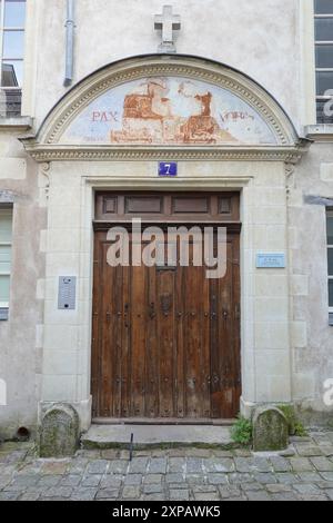 Angers, historisches Zentrum // Angers, centro storico Foto Stock