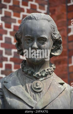 STATUA DI MARIE MORET ÉPOUSE DE J.B.A.GODIN À VESTE Foto Stock