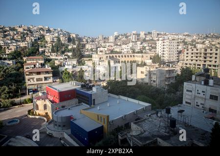 Jenin, Cisgiordania, Palestina. 17 luglio 2024. Jenin è una città palestinese nel nord della Cisgiordania occupata. A luglio, la Corte internazionale di giustizia dell’Aia ha emesso un parere consultivo in cui si afferma che Israele occupa illegalmente la Cisgiordania e Gerusalemme Est da 57 anni. (Credit Image: © Sally Hayden/SOPA Images via ZUMA Press Wire) SOLO PER USO EDITORIALE! Non per USO commerciale! Foto Stock