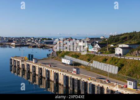 Città di Port aux Basques, Terranova, costa ovest di Terranova Foto Stock