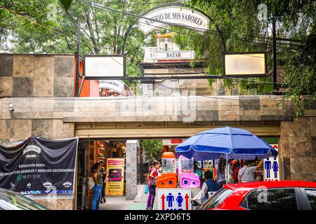 Città di Coyoacán, uno dei più importanti centri turistici di città del Messico.​ ​ ​ (foto di Luis Gutierrez Norte Photo) Coyoacán pueblo, centro turísticos más importantes de la Ciudad de México.​ ​ ​ (foto di Luis Gutierrez Norte Photo) Foto Stock