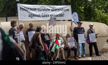 Marcia nazionale per la Palestina nel centro di Londra Foto Stock