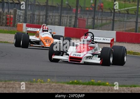 Ewen Sergison, Shadow DN9A, Masters Racing Legends per 1966 a 1985 vetture di F1, Masters Historic Racing, due gare di venti minuti nel fine settimana per Foto Stock