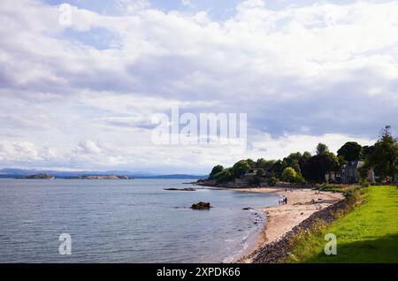 La spiaggia di Abadour a Fife, in Scozia Foto Stock