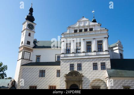 Castello di Pardubice Repubblica Ceca Foto Stock