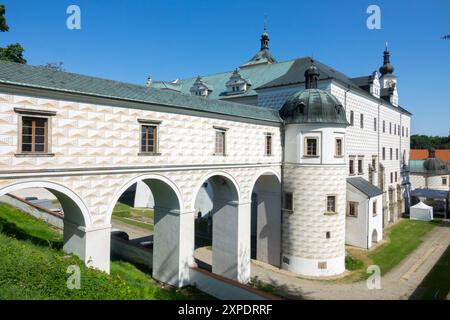 Castello di Pardubice nella Repubblica Ceca Foto Stock