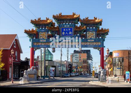 Ottawa, Canada - 4 novembre 2023: Quartiere di Chinatown nella città di Ottawa Foto Stock