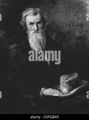 Un ritratto di John Butler Yeats (1839-1922) di John o'Leary (1830-1907), un separatista irlandese e uno dei principali Fenian. Studiò legge e medicina, ma non si laureò e per il suo coinvolgimento nella Fratellanza Repubblicana irlandese fu imprigionato in Inghilterra durante il XIX secolo. O'Leary era un separatista, credendo nella completa indipendenza irlandese dalla Gran Bretagna, tuttavia, non era un repubblicano ma un monarchico costituzionale. O'Leary successivamente divenne direttore finanziario della neonata Irish Republican Brotherhood (IRB), e fu redattore congiunto del giornale The Irish People. Foto Stock