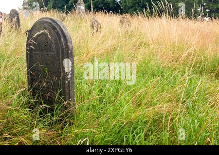 Cimitero della chiesa di St Margaret, Hawes, Yorkshire Foto Stock